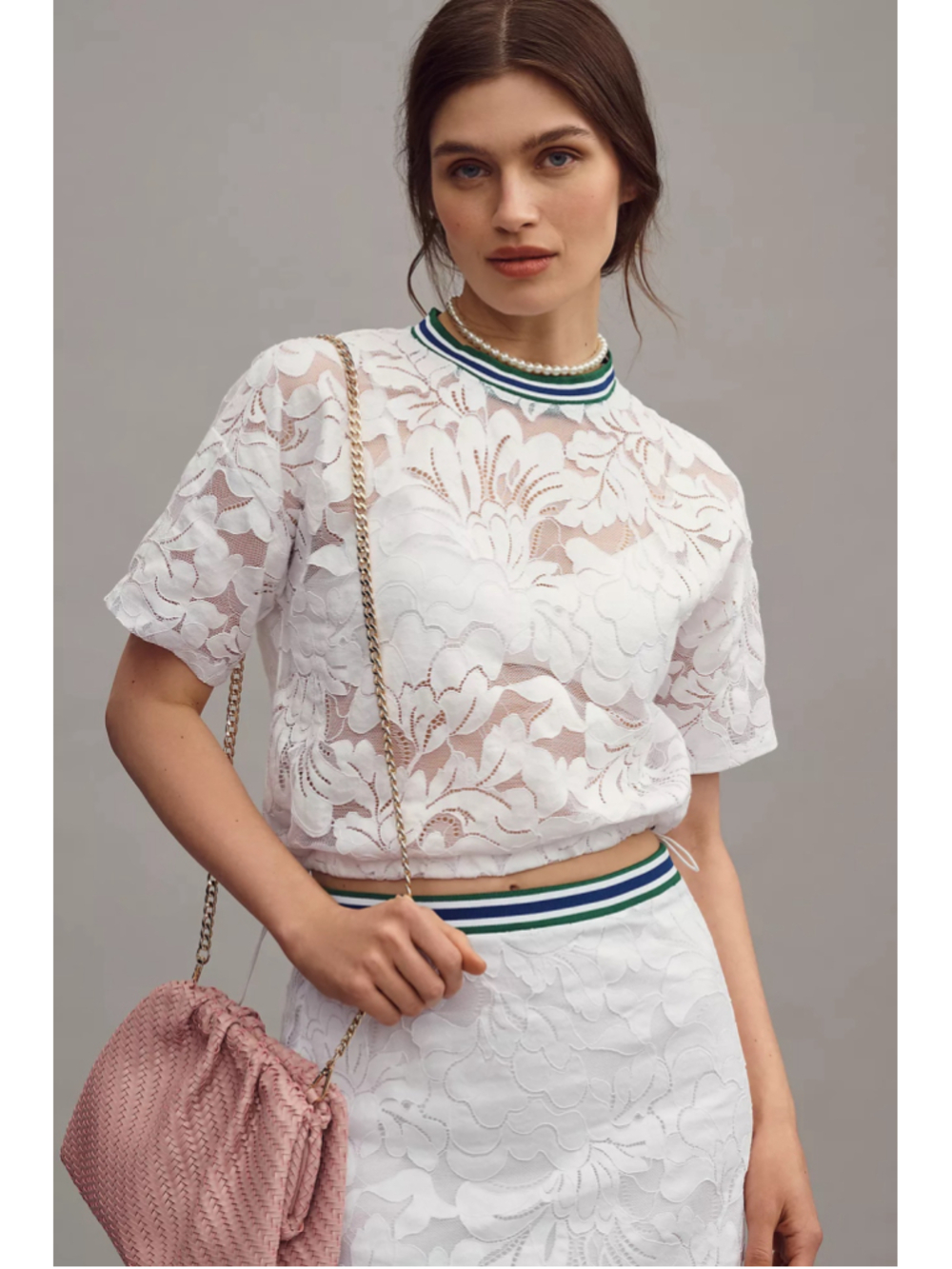 Anthropologie Lace Tee